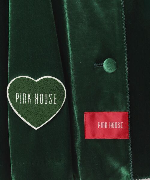 PINK HOUSE / ピンクハウス ロング・マキシ丈スカート | ベロア吊りスカート | 詳細9