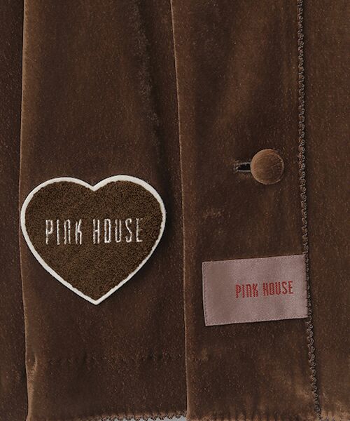 PINK HOUSE / ピンクハウス ロング・マキシ丈スカート | ベロア吊りスカート | 詳細10