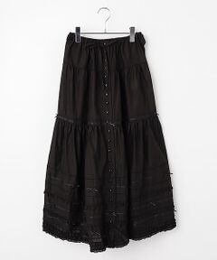 PINK HOUSE / ピンクハウス ロング・マキシ丈スカート | ローンティアードスカート