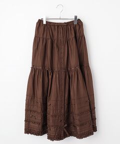 PINK HOUSE / ピンクハウス ロング・マキシ丈スカート | ローンティアードスカート