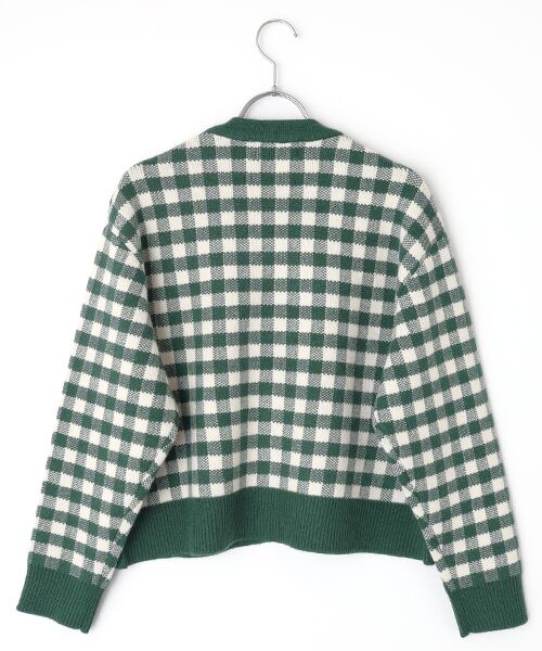PINK HOUSE / ピンクハウス カーディガン・ボレロ | ギンガムチェックニットカーディガン | 詳細2