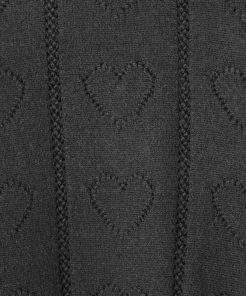 PINK HOUSE / ピンクハウス ニット・セーター | ハート透かし柄タートルニット | 詳細1