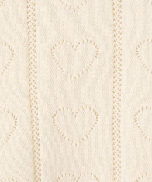 PINK HOUSE / ピンクハウス ニット・セーター | ハート透かし柄タートルニット | 詳細2