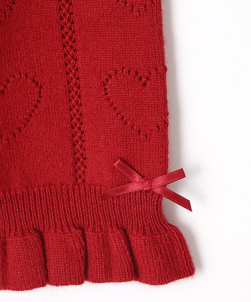 PINK HOUSE / ピンクハウス ニット・セーター | ハート透かし柄タートルニット | 詳細6