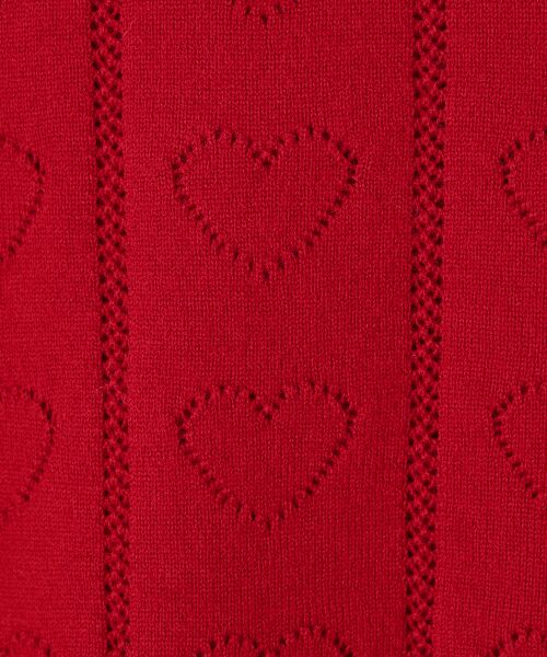 PINK HOUSE / ピンクハウス ニット・セーター | ハート透かし柄タートルニット | 詳細7