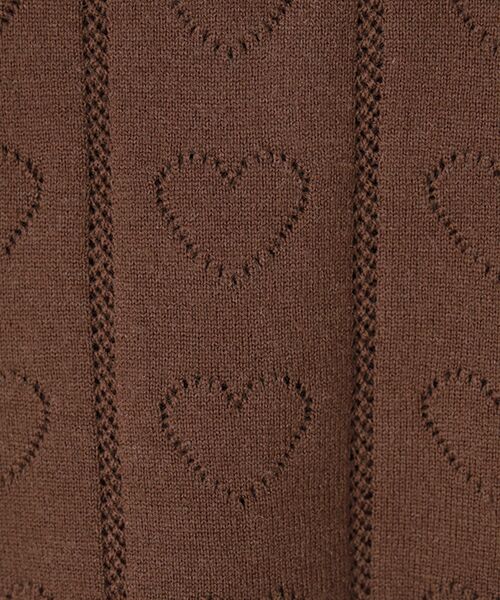 PINK HOUSE / ピンクハウス ニット・セーター | ハート透かし柄タートルニット | 詳細9