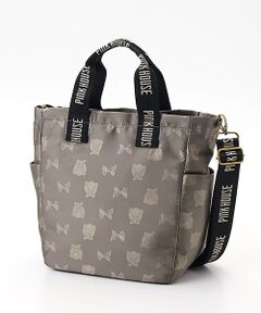 PINK HOUSE / ピンクハウス トートバッグ | テディ＆リボンジャガードプリントバッグ