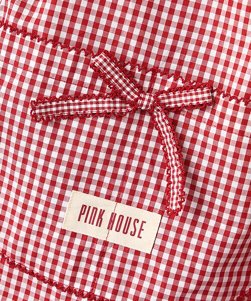 PINK HOUSE / ピンクハウス その他トップス | ギンガムチェックフード付きタブリエ | 詳細2