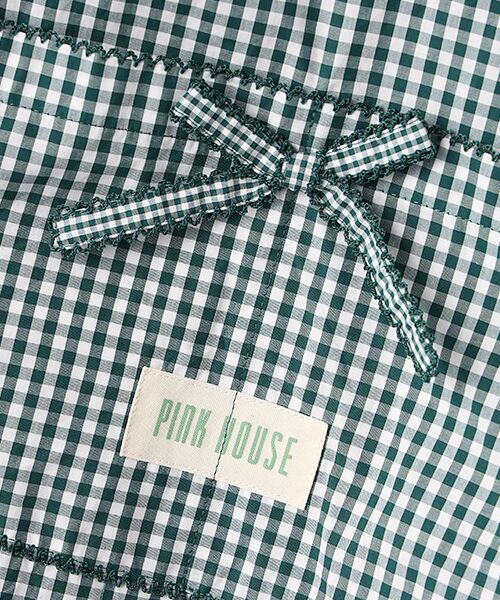 PINK HOUSE / ピンクハウス その他トップス | ギンガムチェックフード付きタブリエ | 詳細3