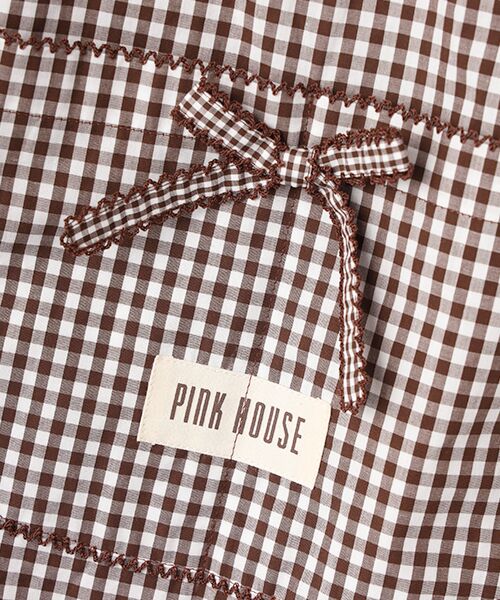 PINK HOUSE / ピンクハウス その他トップス | ギンガムチェックフード付きタブリエ | 詳細8