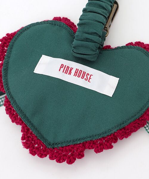 PINK HOUSE / ピンクハウス ブローチ・コサージュ | モチーフ付きハートモチーフニットクリップ | 詳細2