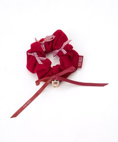 PINK HOUSE / ピンクハウス ヘアゴム・シュシュ | リボンいっぱいベロアシュシュ