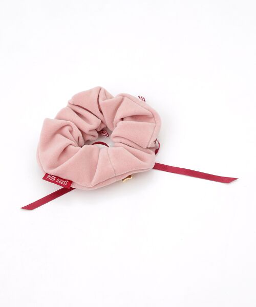 PINK HOUSE / ピンクハウス ヘアゴム・シュシュ | リボンいっぱいベロアシュシュ | 詳細1