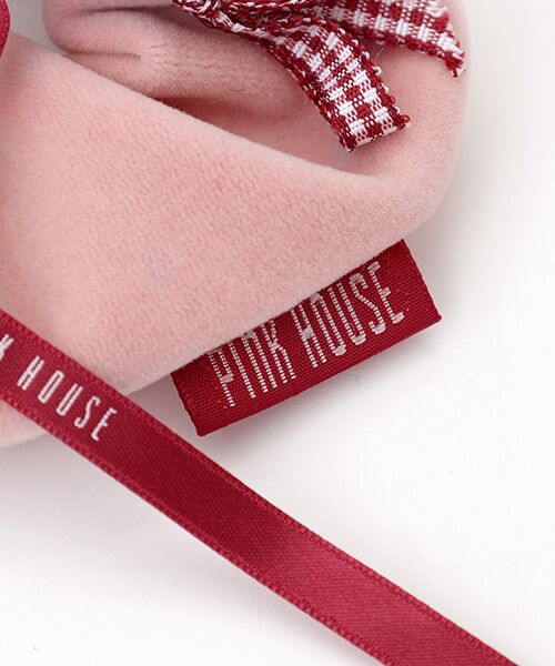 PINK HOUSE / ピンクハウス ヘアゴム・シュシュ | リボンいっぱいベロアシュシュ | 詳細3