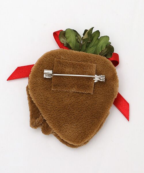 PINK HOUSE / ピンクハウス ブローチ・コサージュ | テディ＆ストロベリーミニブローチ | 詳細5