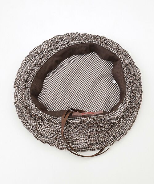 PINK HOUSE / ピンクハウス ハンチング・キャスケット・ベレー帽 | ギンガムチェックフリルベレー | 詳細3