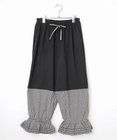 PINK HOUSE / ピンクハウス その他パンツ | 裾ギンガムチェック使いドロワーズ