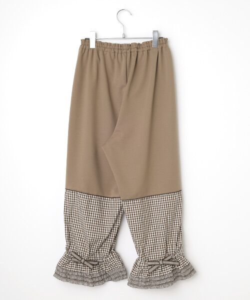 PINK HOUSE / ピンクハウス その他パンツ | 裾ギンガムチェック使いドロワーズ | 詳細4