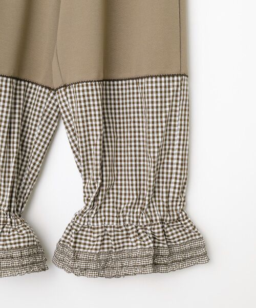 PINK HOUSE / ピンクハウス その他パンツ | 裾ギンガムチェック使いドロワーズ | 詳細6