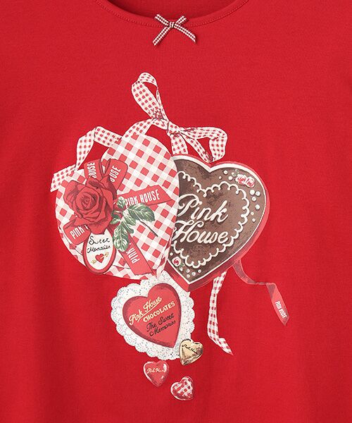 PINK HOUSE / ピンクハウス カットソー | スウィートメモリープリントカットソー | 詳細3
