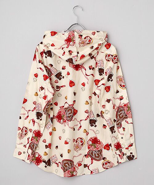 PINK HOUSE / ピンクハウス シャツ・ブラウス | スウィートメモリーズプリントフードブラウス | 詳細2