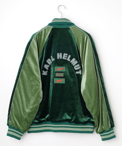 PINK HOUSE / ピンクハウス ブルゾン | ハートワッペン使いベロアブルゾン | 詳細3