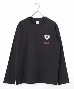 PINK HOUSE / ピンクハウス カットソー | ハートワッペン使いカットソー