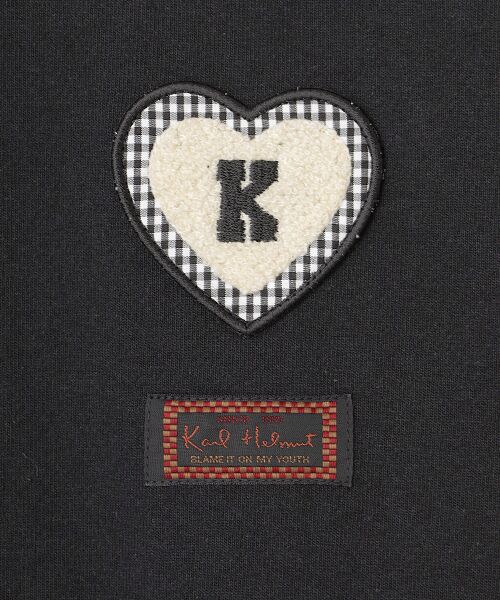 PINK HOUSE / ピンクハウス カットソー | ハートワッペン使いカットソー | 詳細1