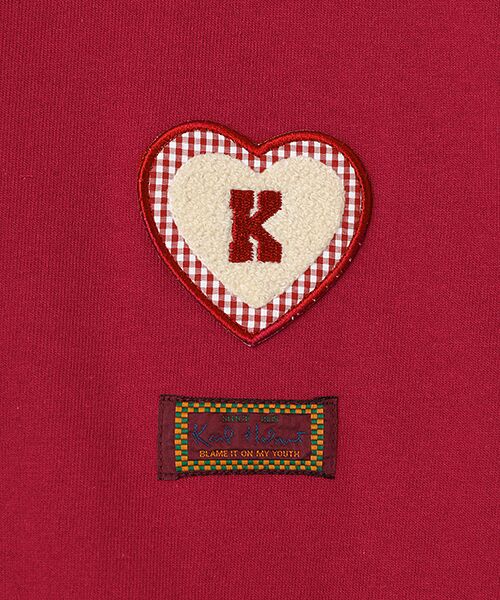 PINK HOUSE / ピンクハウス カットソー | ハートワッペン使いカットソー | 詳細2