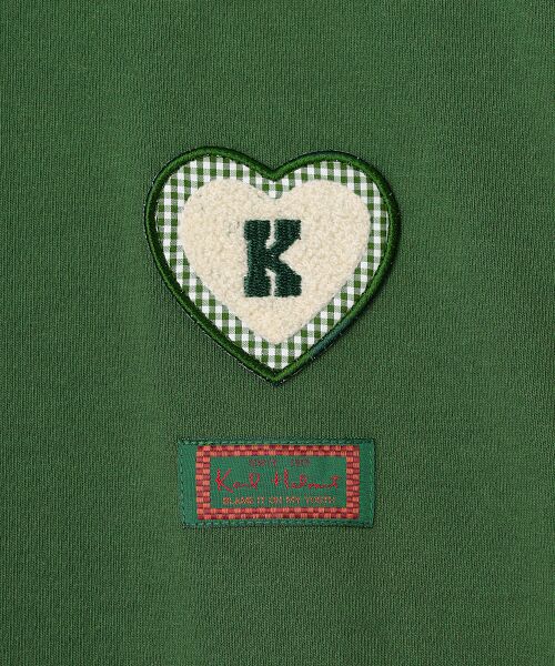 PINK HOUSE / ピンクハウス カットソー | ハートワッペン使いカットソー | 詳細3