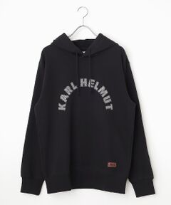 PINK HOUSE / ピンクハウス スウェット | ロゴアップリケ使いフーディ