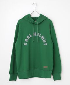 PINK HOUSE / ピンクハウス スウェット | ロゴアップリケ使いフーディ