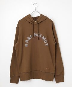 PINK HOUSE / ピンクハウス スウェット | ロゴアップリケ使いフーディ