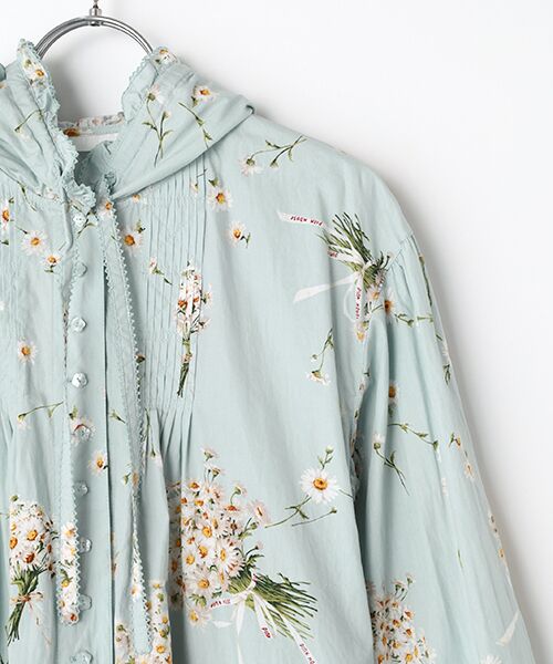 PINK HOUSE / ピンクハウス ロング・マキシ丈ワンピース | マーガレットブーケプリントミディワンピース | 詳細4