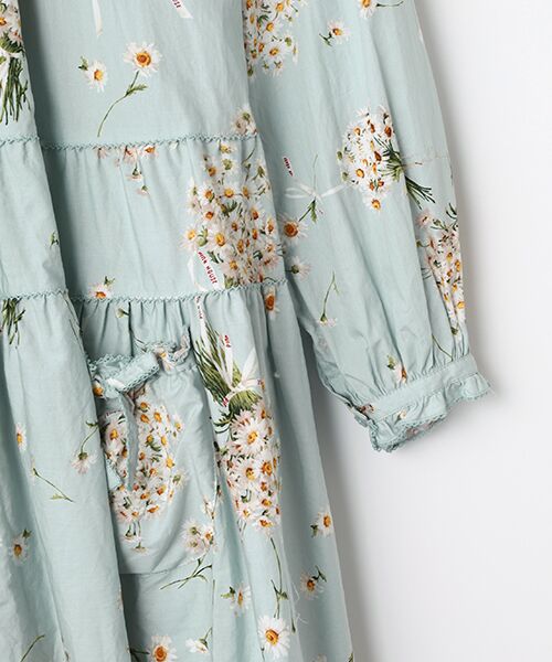 PINK HOUSE / ピンクハウス ロング・マキシ丈ワンピース | マーガレットブーケプリントミディワンピース | 詳細5