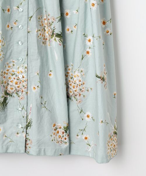 PINK HOUSE / ピンクハウス ロング・マキシ丈ワンピース | マーガレットブーケプリントミディワンピース | 詳細6