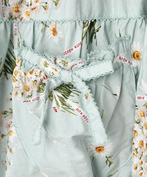 PINK HOUSE / ピンクハウス ロング・マキシ丈ワンピース | マーガレットブーケプリントミディワンピース | 詳細7