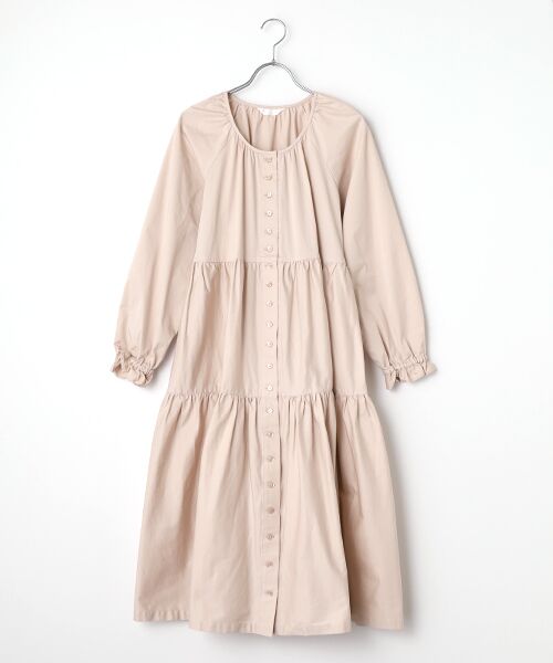 PINK HOUSE / ピンクハウス ロング・マキシ丈ワンピース | ティアードミディワンピース（ピンク）