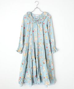 PINK HOUSE / ピンクハウス ロング・マキシ丈ワンピース | 幸見うさぎプリントミディワンピース