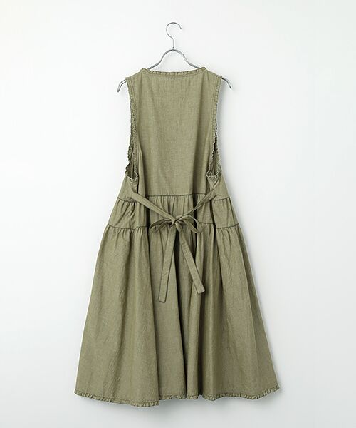 PINK HOUSE / ピンクハウス ロング・マキシ丈ワンピース | ダンガリージャンパースカート | 詳細5