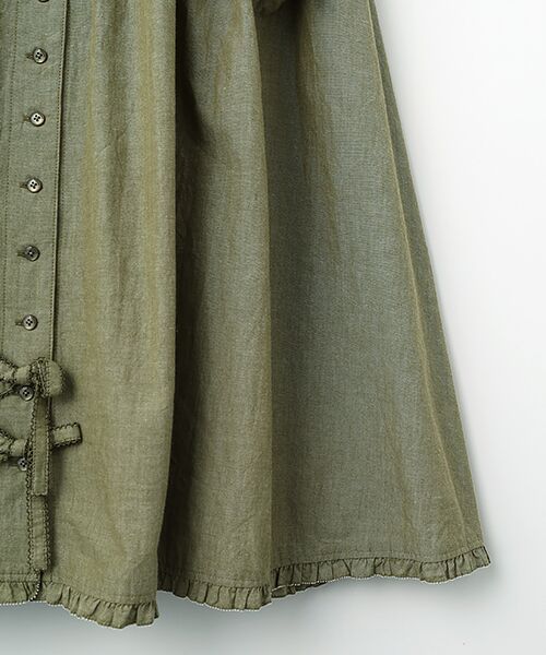 PINK HOUSE / ピンクハウス ロング・マキシ丈ワンピース | ダンガリージャンパースカート | 詳細8