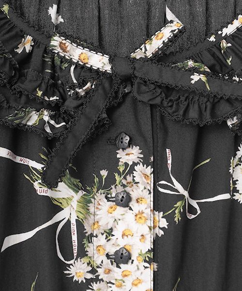 PINK HOUSE / ピンクハウス ロング・マキシ丈ワンピース | マーガレットブーケプリントワンピース | 詳細1