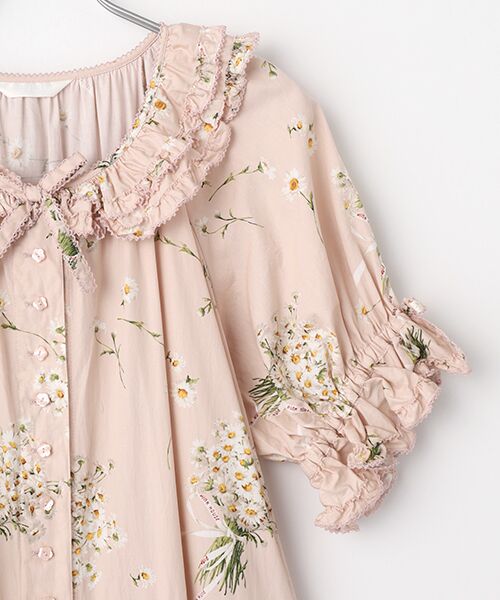 PINK HOUSE / ピンクハウス ロング・マキシ丈ワンピース | マーガレットブーケプリントワンピース | 詳細3