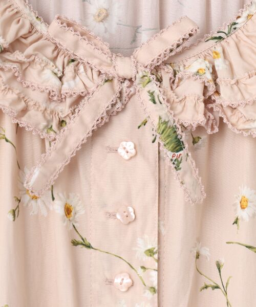 PINK HOUSE / ピンクハウス ロング・マキシ丈ワンピース | マーガレットブーケプリントワンピース | 詳細6