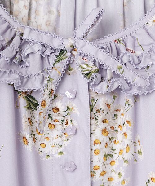 PINK HOUSE / ピンクハウス ロング・マキシ丈ワンピース | マーガレットブーケプリントワンピース | 詳細8