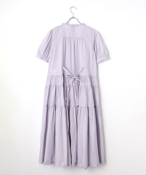 PINK HOUSE / ピンクハウス ロング・マキシ丈ワンピース | たくし上げリボン付きローンワンピース | 詳細5
