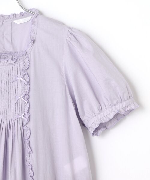 PINK HOUSE / ピンクハウス ロング・マキシ丈ワンピース | たくし上げリボン付きローンワンピース | 詳細6