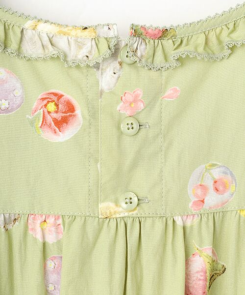 PINK HOUSE / ピンクハウス ロング・マキシ丈ワンピース | 幸見うさぎプリントティアードワンピース | 詳細9