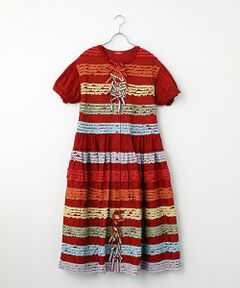 PINK HOUSE / ピンクハウス ロング・マキシ丈ワンピース | フリル使いローンワンピース