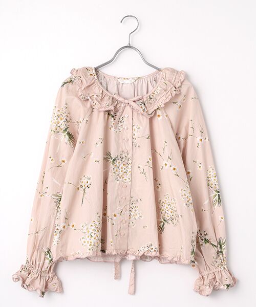 PINK HOUSE / ピンクハウス シャツ・ブラウス | マーガレットブーケプリントブラウス（ピンク）